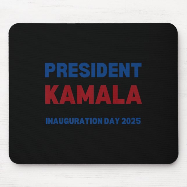 Cool Kamala Harris 2024 Women Win Inauguration Day Mousepad (Vorne)