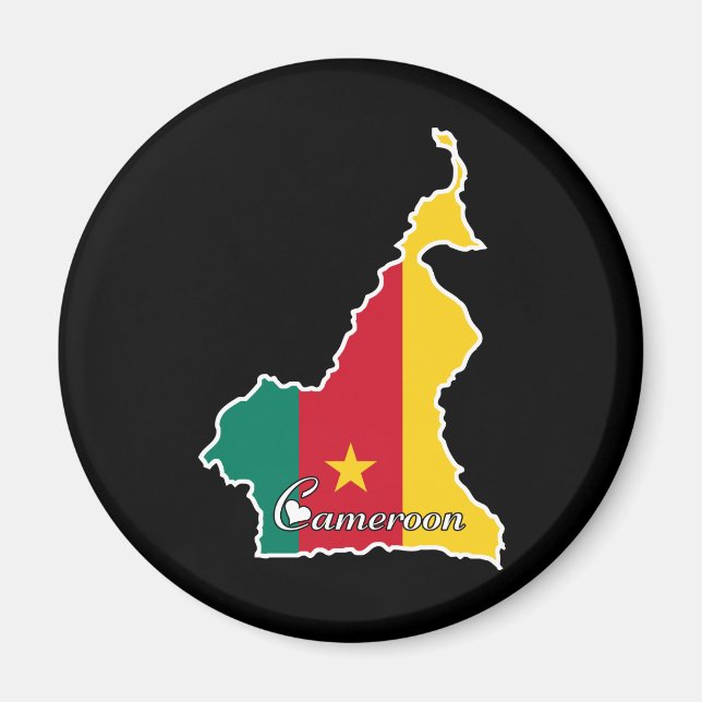 Cool Kamerun Magnet (Vorne)