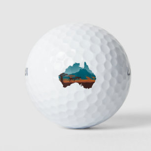 Cool Kangaroo Australien Reiseunterstützung Austra Golfball