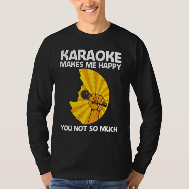 Cool Karaoke For Men Women Singer Karaoke Machine  T-Shirt (Vorderseite)