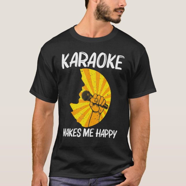 Cool Karaoke For Men Women Singer Karaoke Machine  T-Shirt (Vorderseite)
