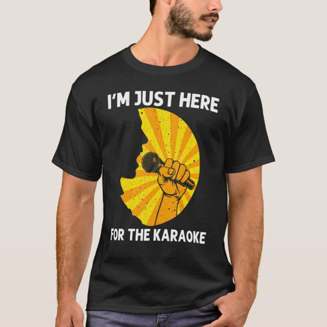 Cool Karaoke For Men Women Singer Karaoke Machine  T-Shirt (Vorderseite)