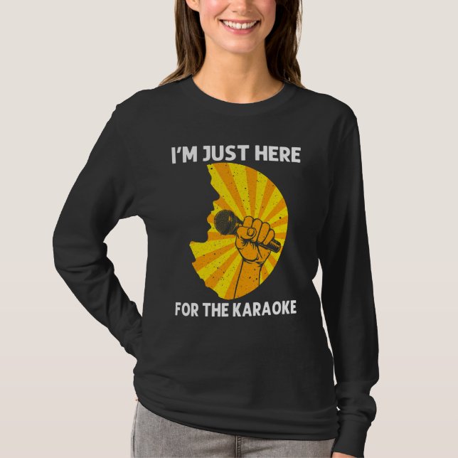 Cool Karaoke For Men Women Singer Karaoke Machine  T-Shirt (Vorderseite)