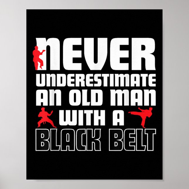 Cool Karate Humor Shirt For Men. Funny Martial Art Poster (Vorne)