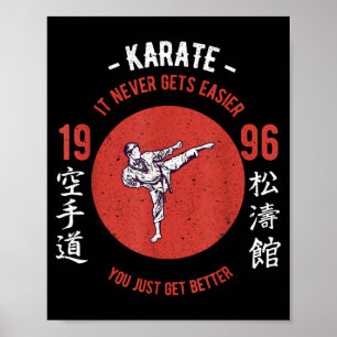 Cool Karate Judo Judoka Taekwondo Kung-Fu Aikido Poster