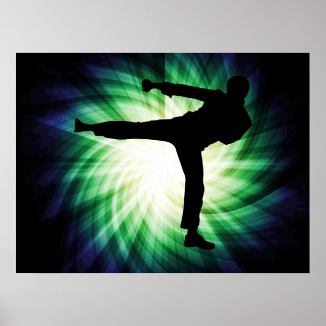 Cool Karate Kick Poster (Vorne)