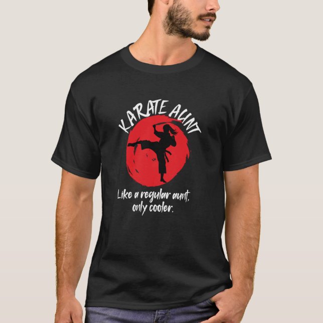 Cool Karate Tante Karate T-Shirt (Vorderseite)