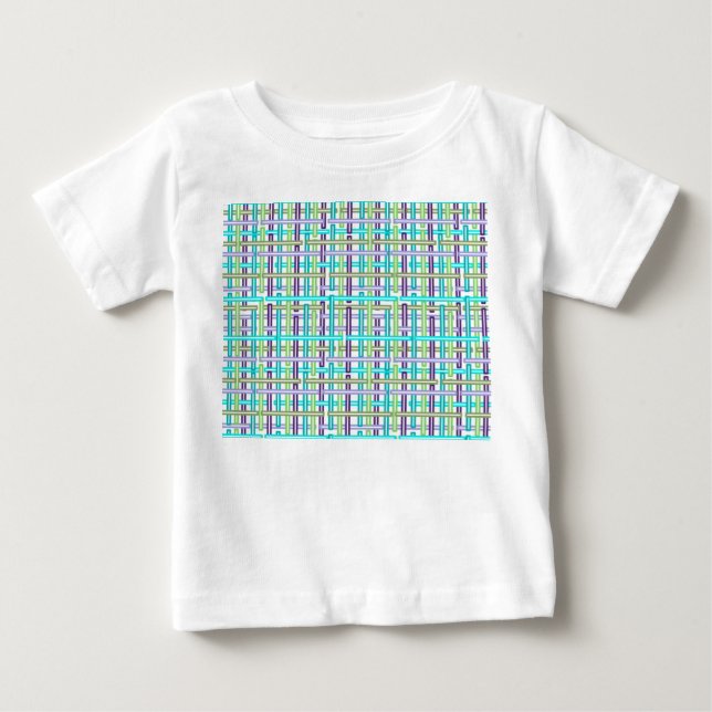 Cool Kariert Baby T-shirt (Vorderseite)
