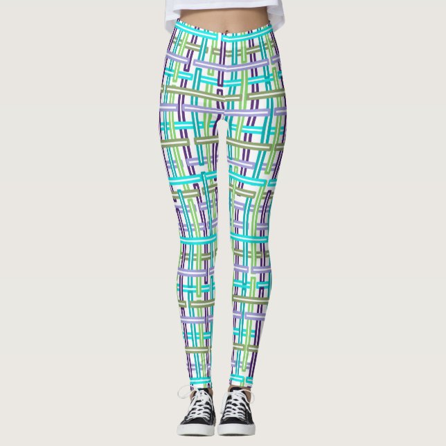 Cool Kariert Leggings (Vorderseite)