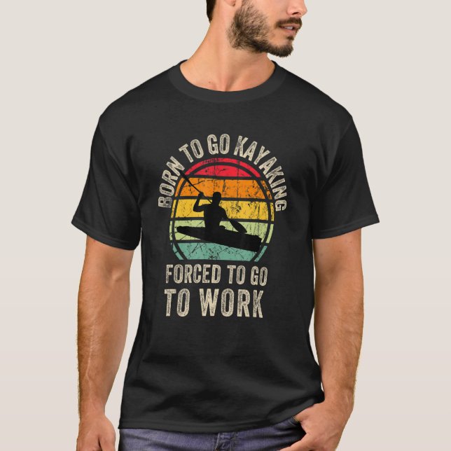Cool Kayaking Boating Graphic Kayaking kayak Men W T-Shirt (Vorderseite)