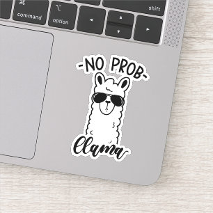 Cool kein Prob Lama Aufkleber