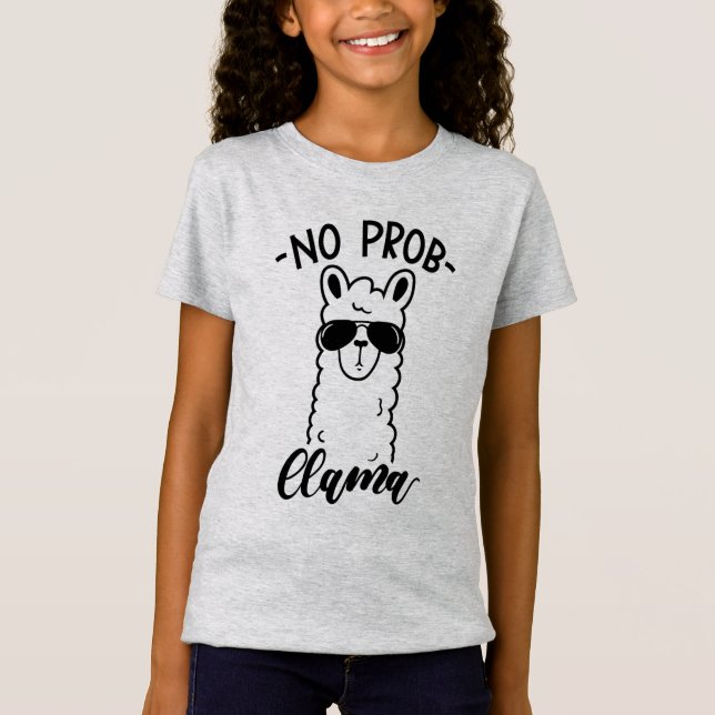Cool kein Prob Lama T-Shirt (Vorderseite)
