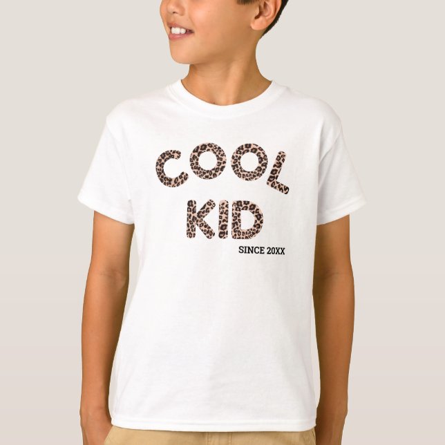 Cool Kid Personalisiert T-Shirt (Vorderseite)