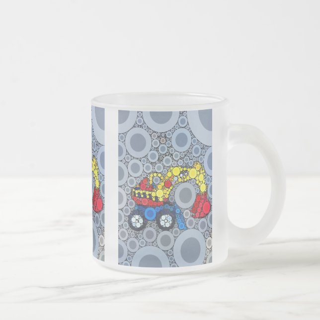 Cool Kids Construction Truck Bagger Digger Mattglastasse (Rechts)