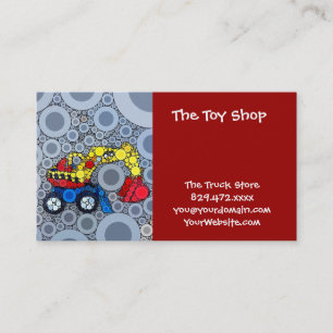 Cool Kids Construction Truck Bagger Digger Visitenkarte