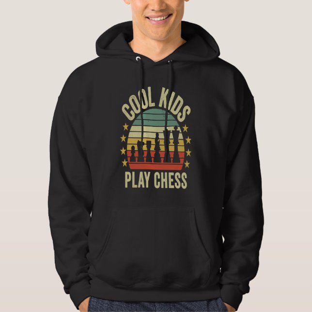 Cool Kids Play Chess Player For Chess  Boys  1 Hoodie (Vorderseite)