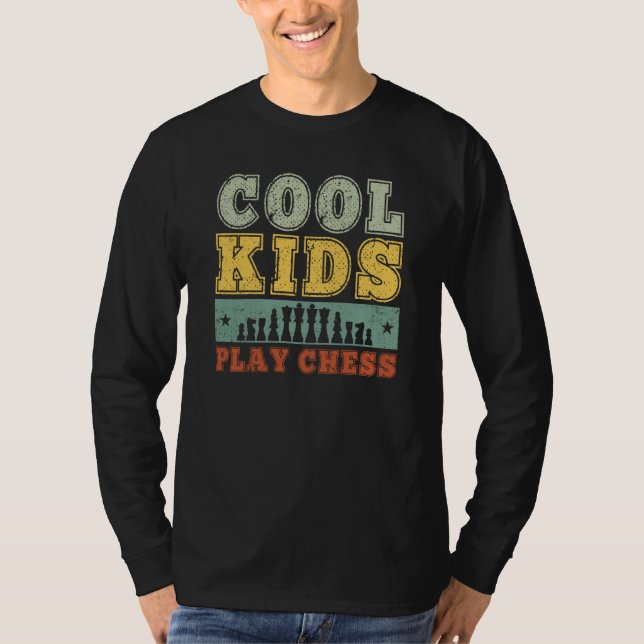 Cool Kids Play Chess Player For Chess  Boys  2 T-Shirt (Vorderseite)