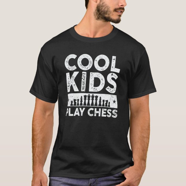 Cool Kids Play Chess Player For Chess  Boys  3 T-Shirt (Vorderseite)