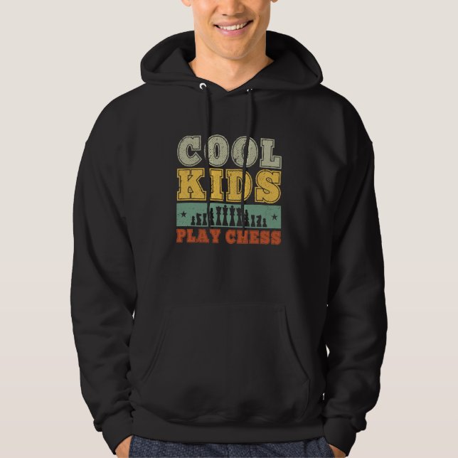 Cool Kids Play Chess Player For Chess  Boys Hoodie (Vorderseite)