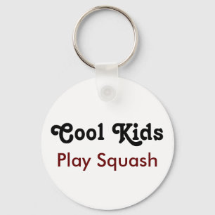 Cool Kids Play Squash Schlüsselanhänger