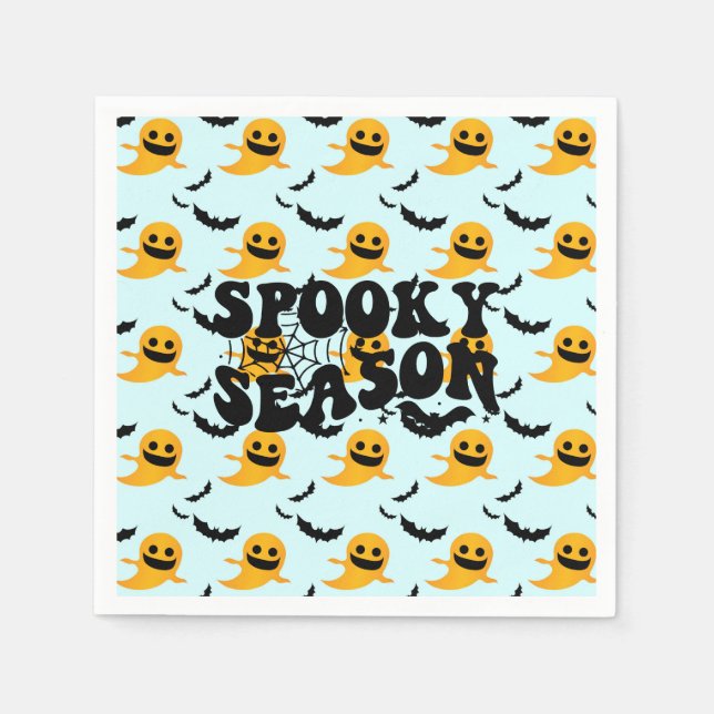 Cool Kids Spuk Ghosts Party Paper Teller Serviette (Vorderseite)