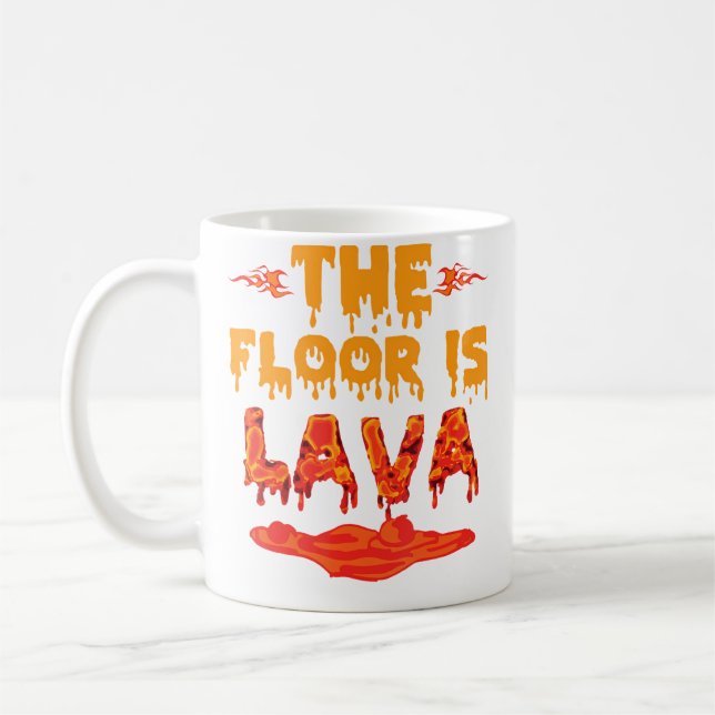 Cool Kids The Floor Is Lava For Kids Boys Girls Kaffeetasse (Links)