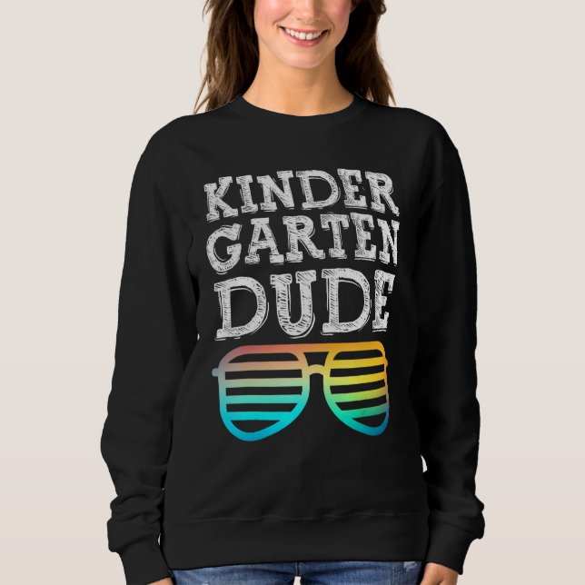 Cool Kindergarten Typ Spaß Kinder Sonnenbrille Ers Sweatshirt (Vorderseite)