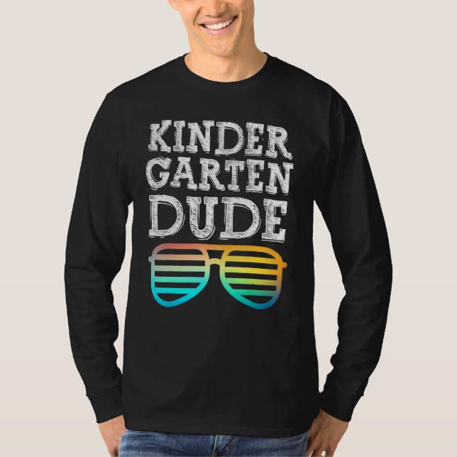 Cool Kindergarten Typ Spaß Kinder Sonnenbrille Ers T-Shirt (Vorderseite)