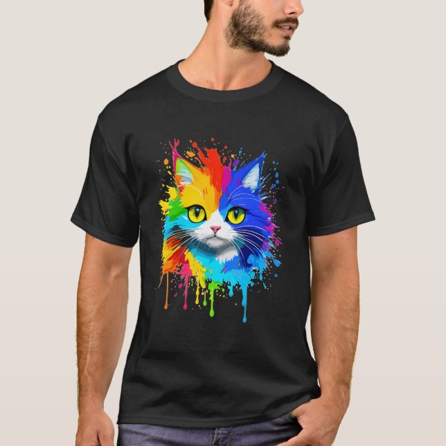 Cool Kitten Niedliche Katzenwelten Katzenschlacht  T-Shirt (Vorderseite)