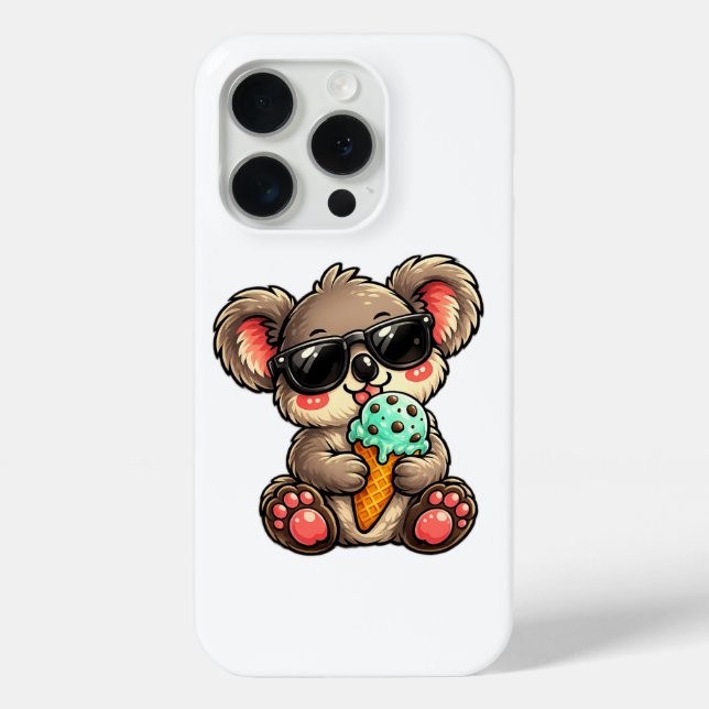 Cool Koala Eiscreme Case-Mate iPhone Hülle (Rückseite)