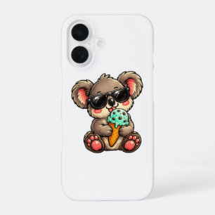 Cool Koala Eiscreme iPhone 16 Hülle