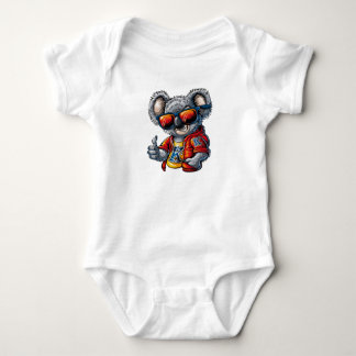 "Cool Koala King Kids T-Shirt – Fun & Trendy Desig Baby Strampler