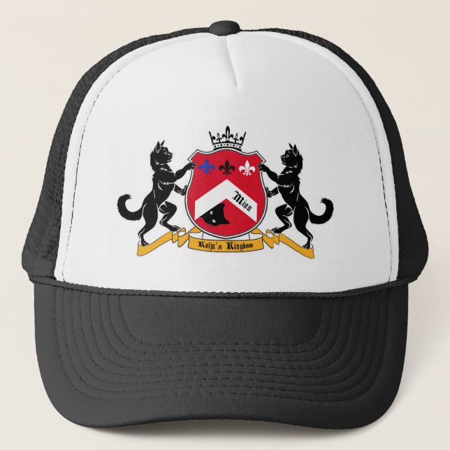 Cool Koljas Königreich Royal Trucker Hat! Truckerkappe (Vorderseite)