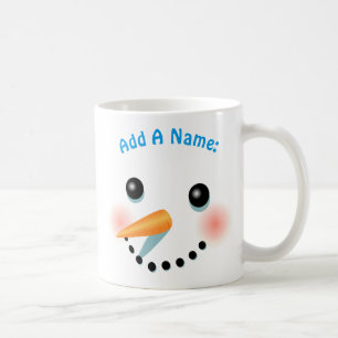 Cool Lächelnder Snowman Cartoon Tasse