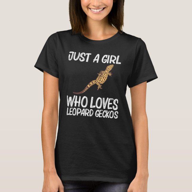 Cool Leopard Gecko für Mädchen Kind Kind Tiny Dino T-Shirt (Vorderseite)