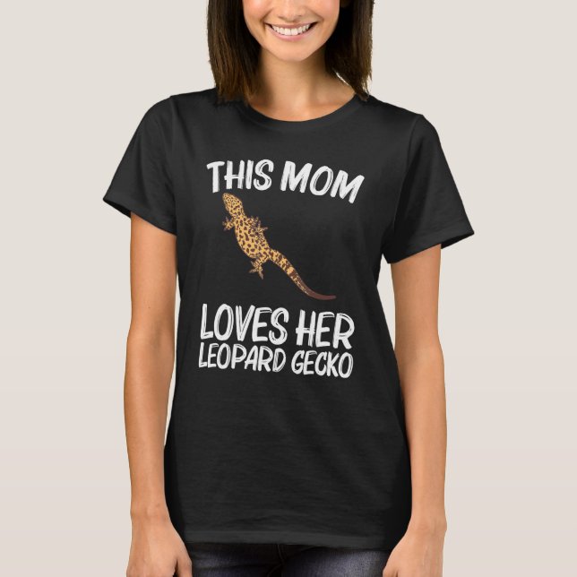 Cool Leopard Gecko für Mama Mama Tiny Dinosaur Liz T-Shirt (Vorderseite)