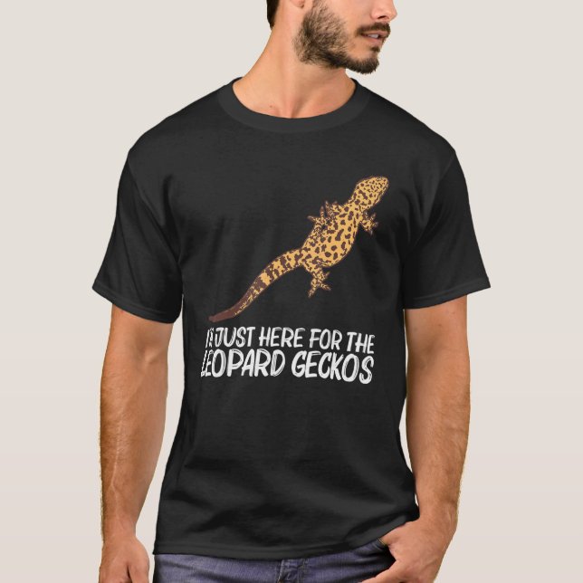 Cool Leopard Gecko für Männer Frauen Tiny Dinosaur T-Shirt (Vorderseite)