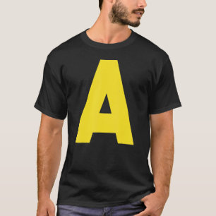 Cool Letter A Chipmunk Weihnachtskostümfamilie, W T-Shirt