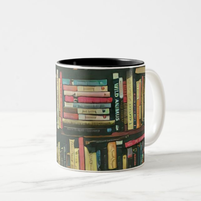 Cool library lover gift zweifarbige tasse (VorderseiteRechts)