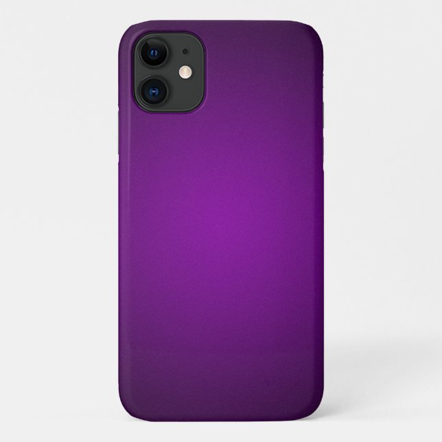 Cool Lila-Schwarz-Grainy Vignette Case-Mate iPhone Hülle (Rückseite)