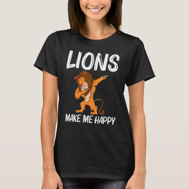 Cool Lion For Men Women Jungle Safari Animal  1 T-Shirt (Vorderseite)