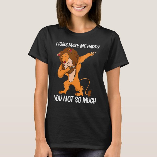 Cool Lion For Men Women Jungle Safari Animal  2 T-Shirt (Vorderseite)
