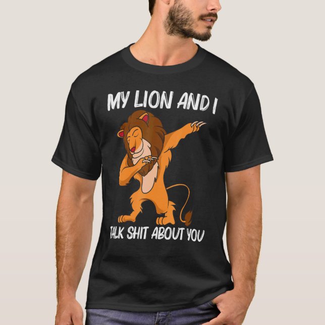 Cool Lion For Men Women Jungle Safari Animal   T-Shirt (Vorderseite)