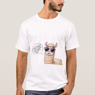 Cool Llama in Aktion!" T-Shirt