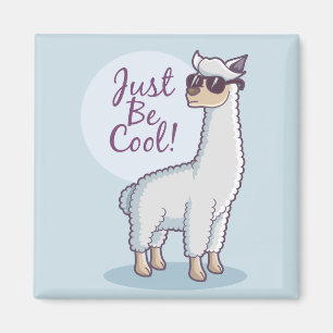 Cool Llama Magnet
