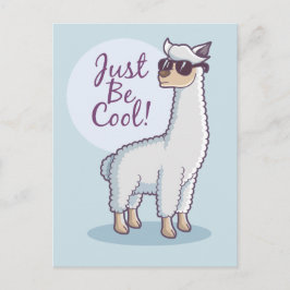 Cool Llama Postkarte