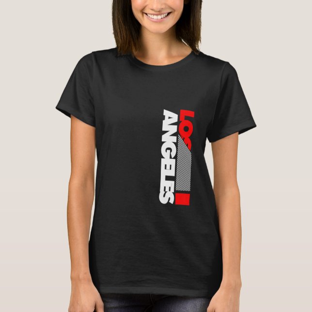 Cool Los Angeles California Illustration Graphic D T-Shirt (Vorderseite)