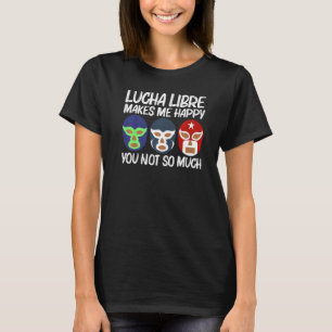 Cool Lucha Libre für Männer Luchador Mexikanischer T-Shirt