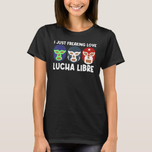 Cool Lucha Libre für Männer Luchador Mexikanischer T-Shirt