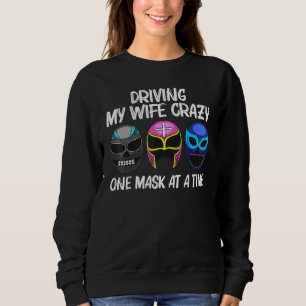 Cool Lucha Libre Kunst für Männer Vater Luchador W Sweatshirt